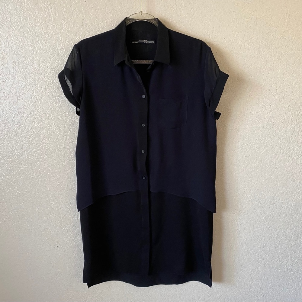 Allsaints carolee shirt dress size 6 - Picture 11 of 14
